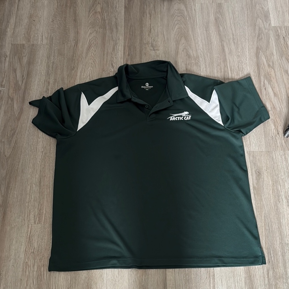 Holloway Green and White Performance Polo Shirt - Picture 7 of 9